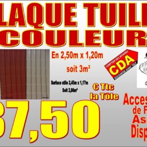 PLAQUE TUILES - Couleurs