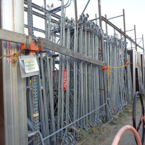 Garde-corps fixes neufs 3m galvanisés