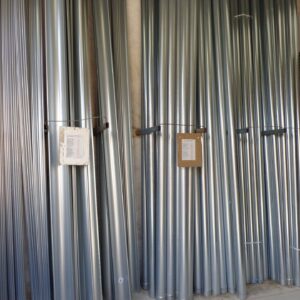 Gouttières galvanisées et accessoires