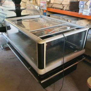 VITRINE NÉGATIVE BAC – avec 2 fermetures coulissantes