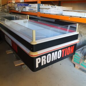 🧊 BAC VITRINE RÉFRIGÉRÉE – Écrit "PROMOTION"