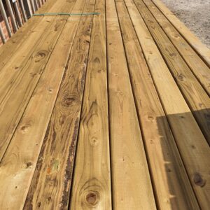 TERRASSE classe 3 Traité Autoclave vert -Fine Largeur