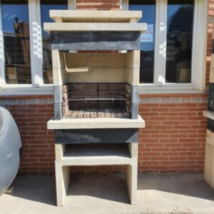 BARBECUE A BATIR - 2 Modèles de foyer en Brique ou Grilloir Inox